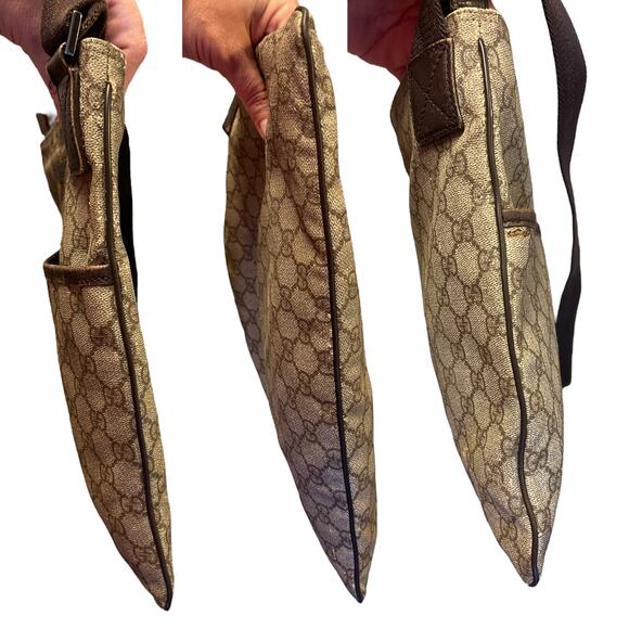 Gucci GG Coated Canvas Shoulder Crossbody Bag Purse - Picture 8 of 13